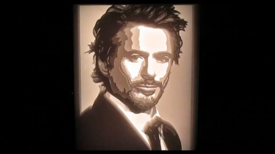 Light box Robert Downey Jr