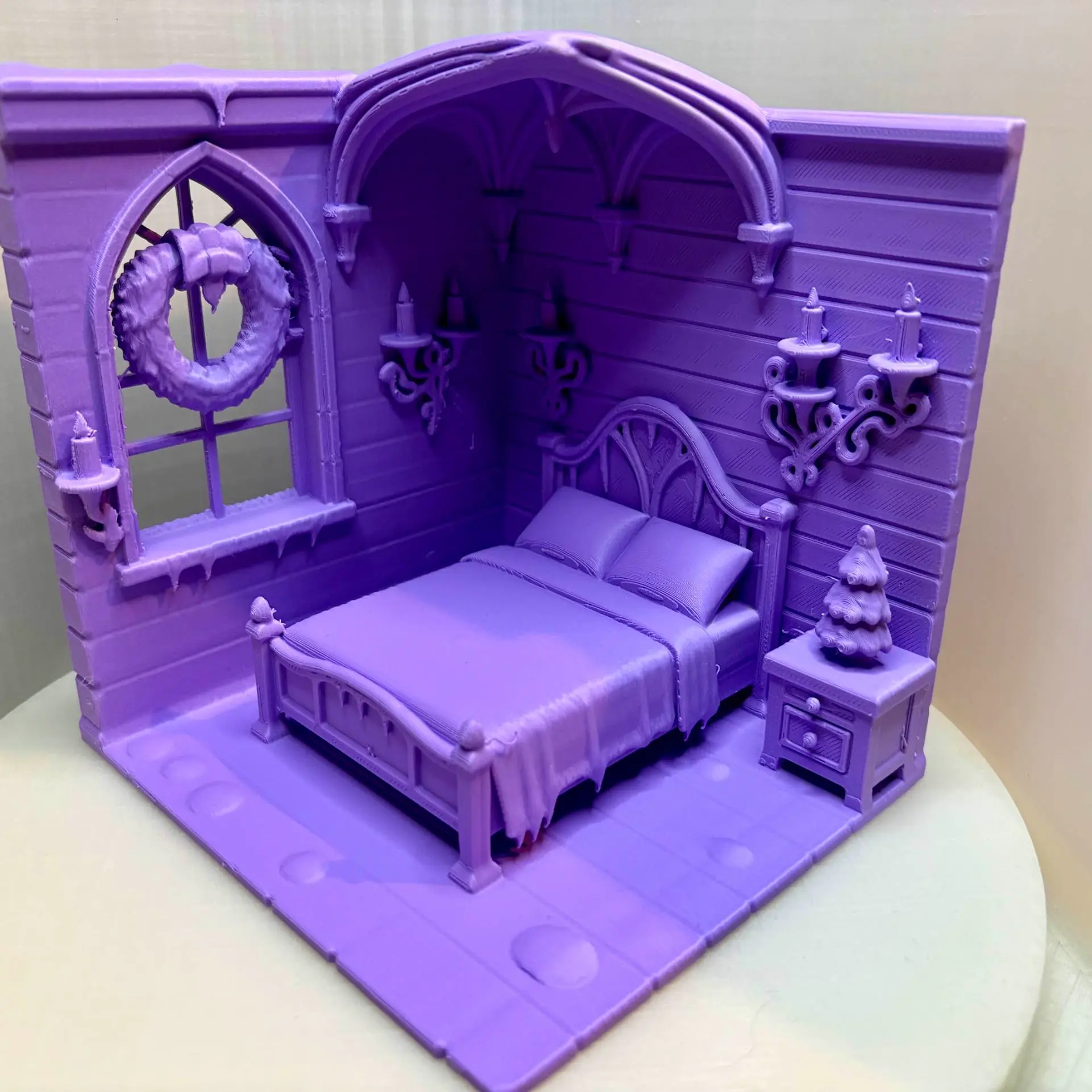 Gothic Winter Bedroom