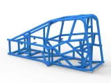Frame of Three Quarter Midget Scale 1:25-6