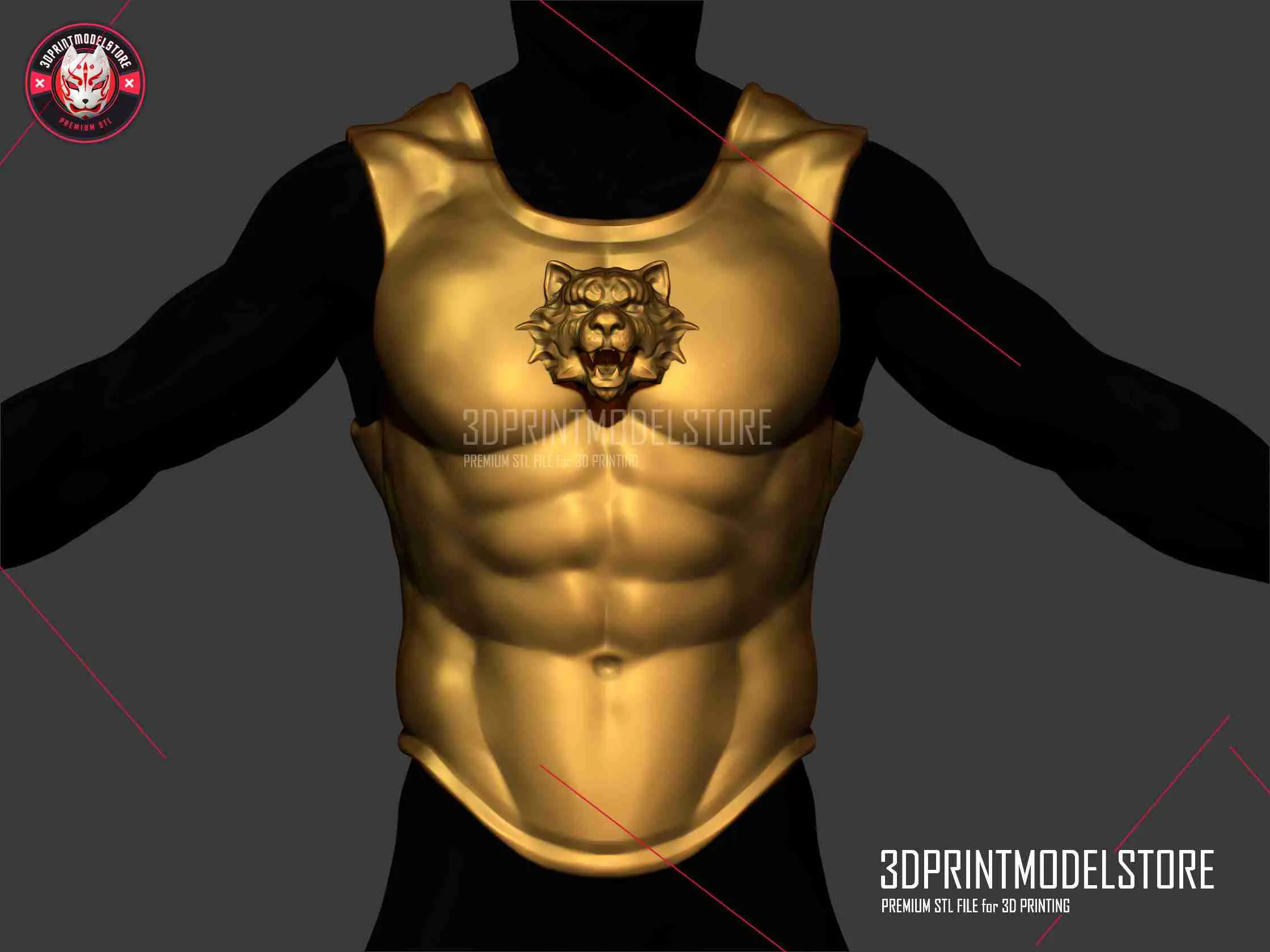 Roman Muscle Armor Body Chest Cosplay Costume Halloween