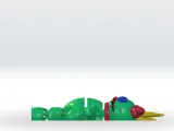 Flexi Lilo and Stitch STL file 3mf Multicolor Articulated 3D-8