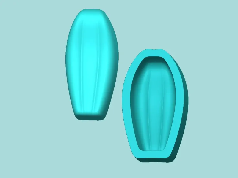 Sunflower Petal 02 - Silicone Mold Maker - Template