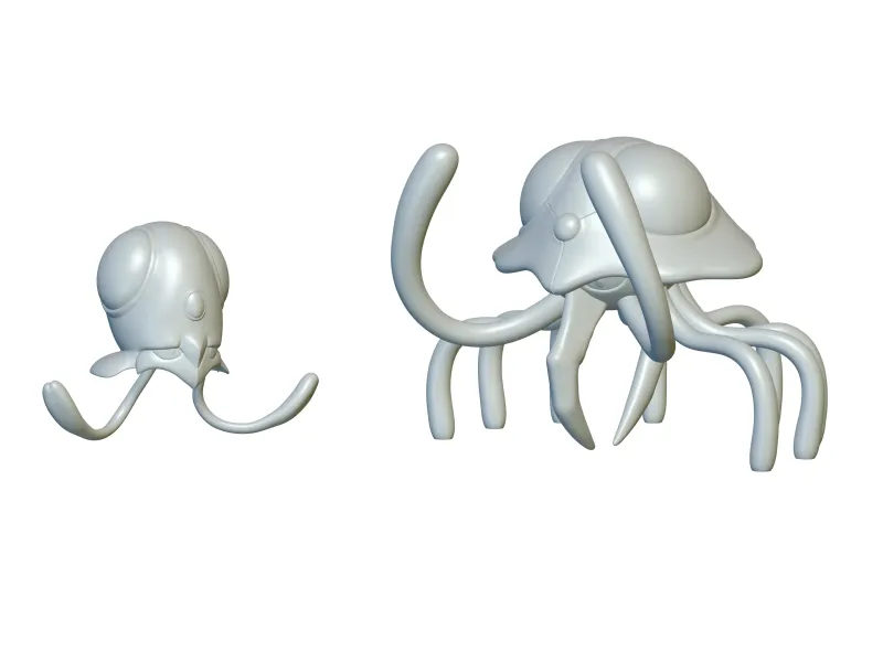 Pokemon Tentacool & Tentacruel (#72 & #73) - 3D Printing!