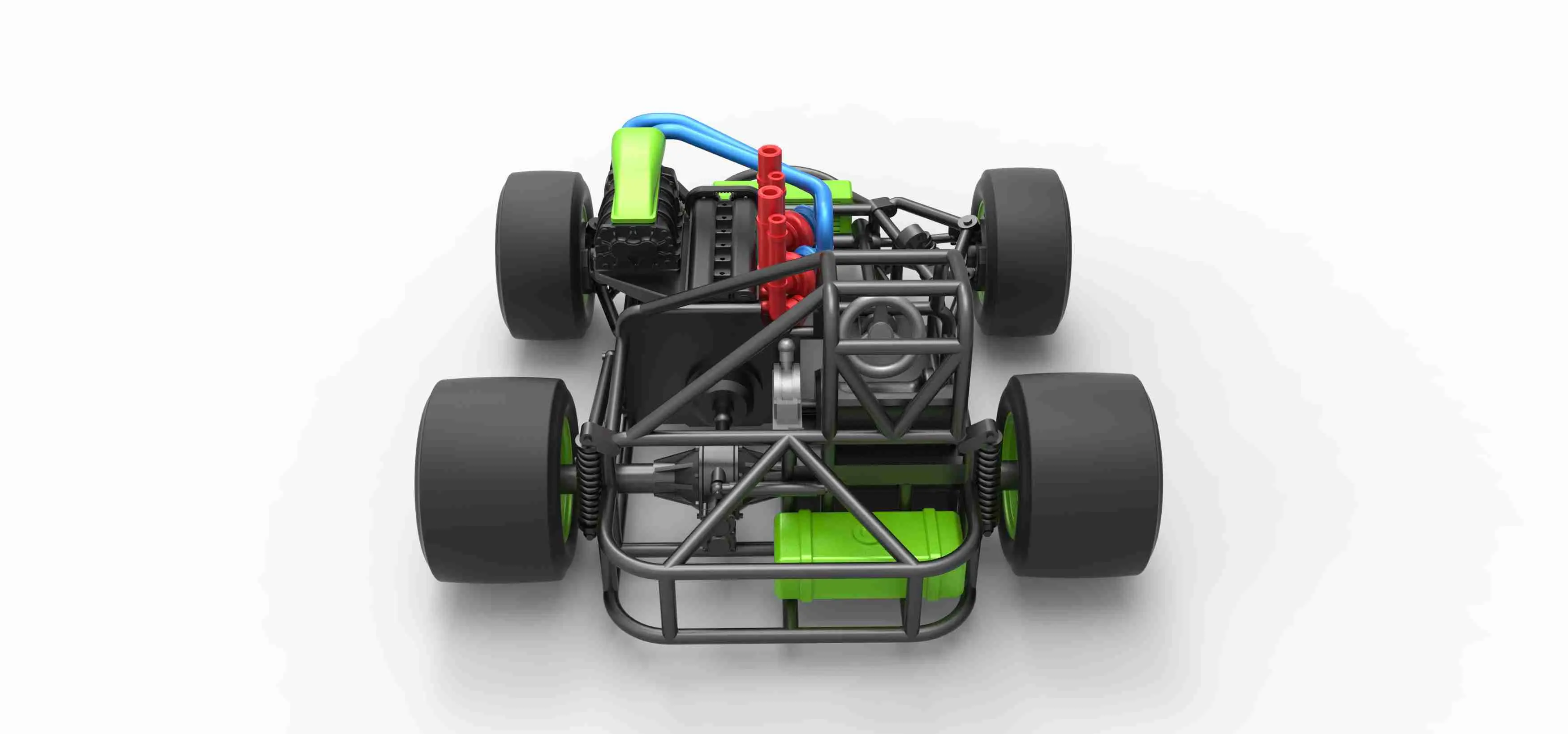 Concept crazy kart Scale 1:25