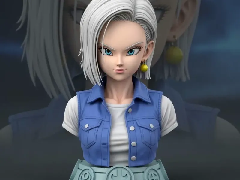 Androide 18 Estatua