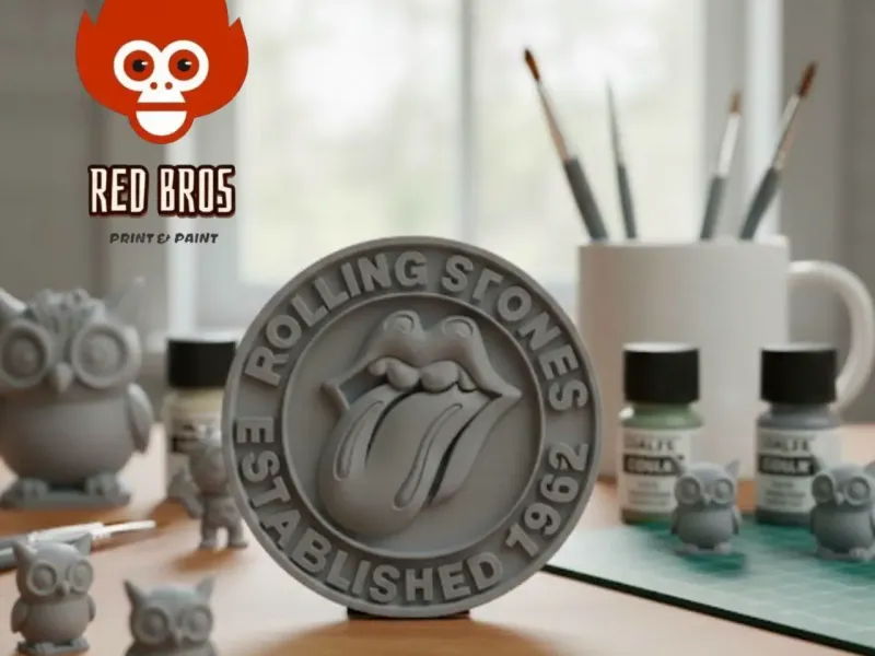 Puro Rock & Roll nel tuo Frigorifero! – Magnete Rolling Stones