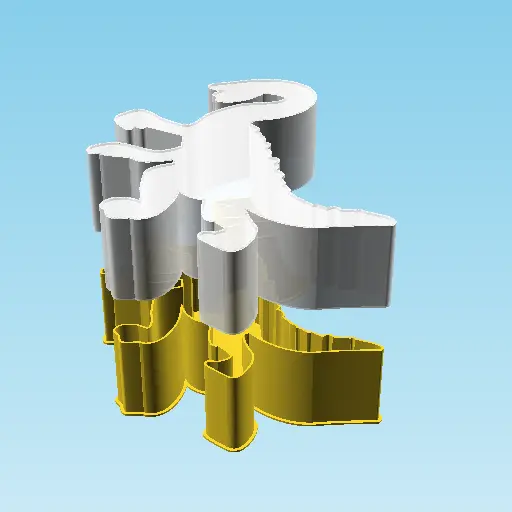 Dinosaur Icon 00C3, nestable box (v2)