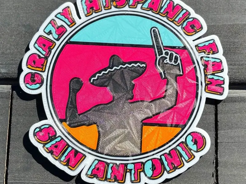 Crazy Hispanic Fan – Funny Meme Sign | Wall Sign