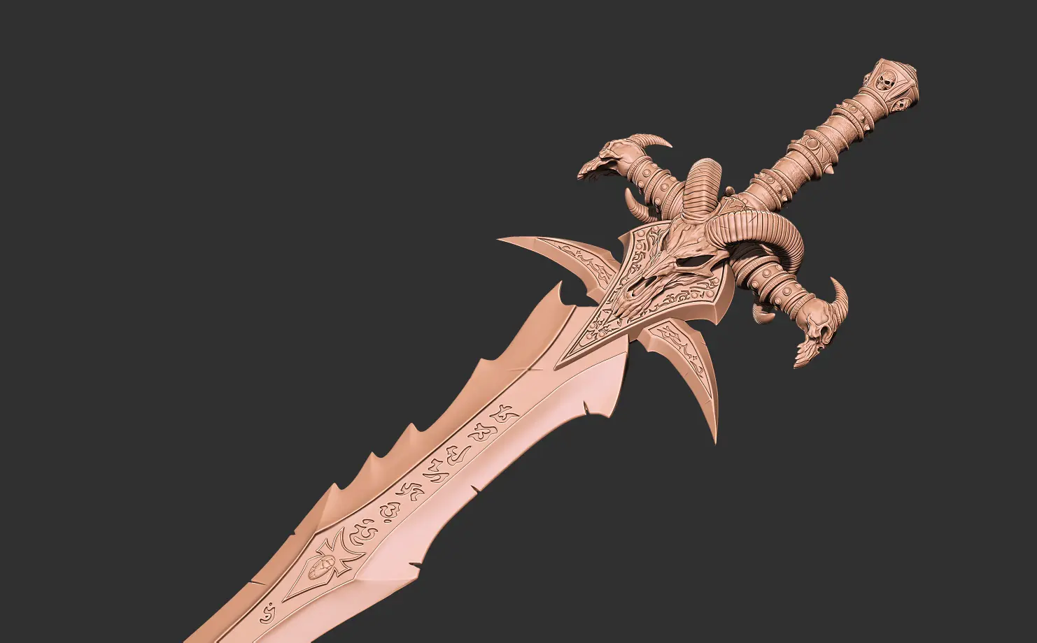 Lich King - Frostmourne 3D print model