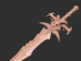 Lich King - Frostmourne 3D print model-1