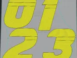 BLADE RUNNER LETTERS AND NUMBERS-1