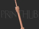 Baul Sword from Devil May Cry anime 2007 for cosplay STL-1