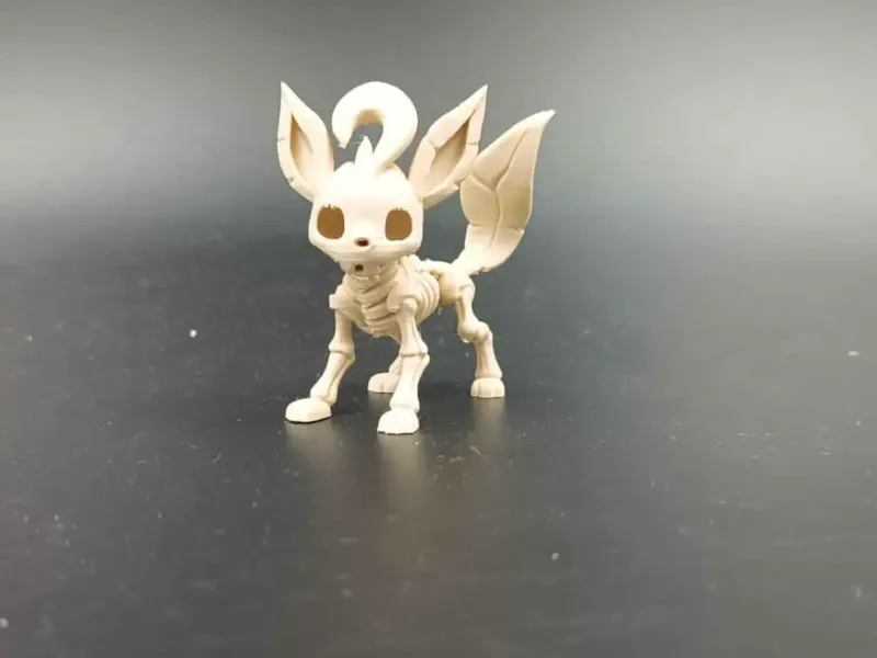Leafeon Skeleton Pokemon Kawaii - Anime - Toy