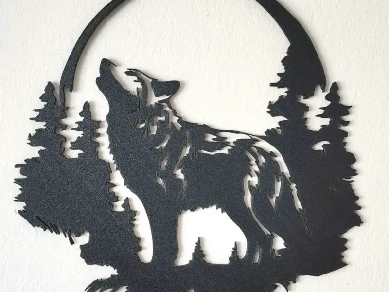 Wolf wallart