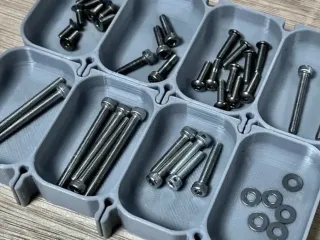 Lock Together Screw Trays Modular Tray Stackable