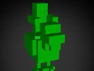 Chicken Jockey from A Minecraft Movie