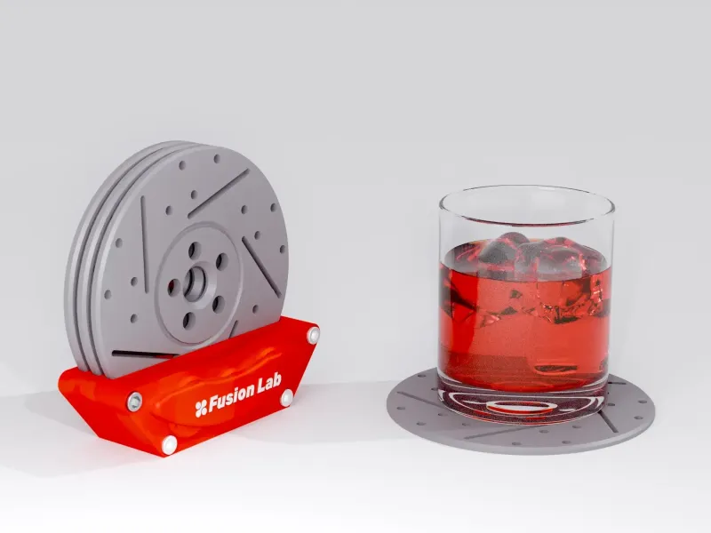 Dessous de verre à thé Car Brake