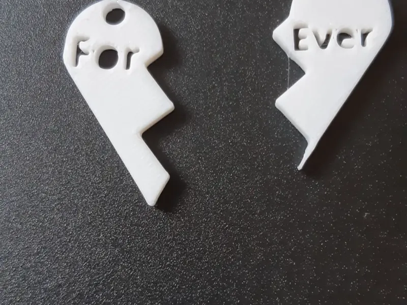 keychain heart