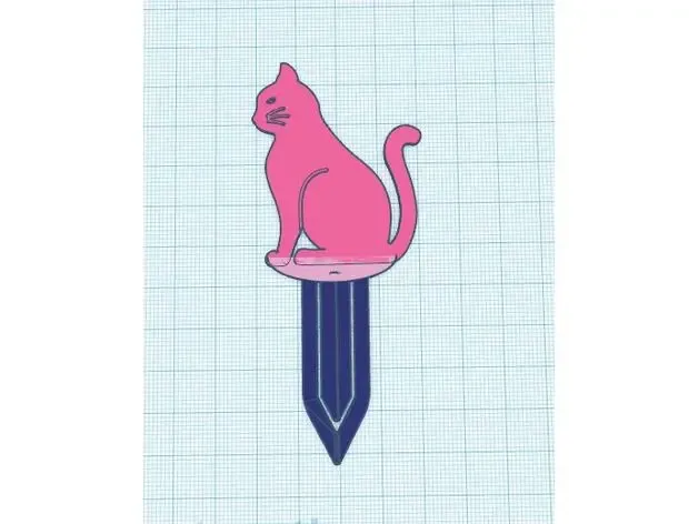 My sitting cat bookmark