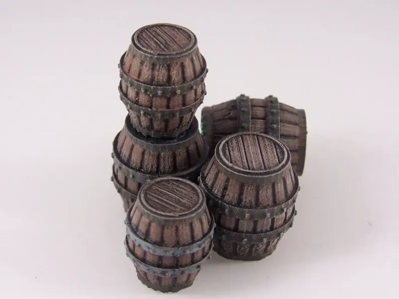 Delving Decor: Barris Medievais (escala 28mm/Heróica)