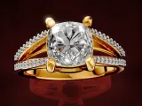 cushion engagement ring 1-0
