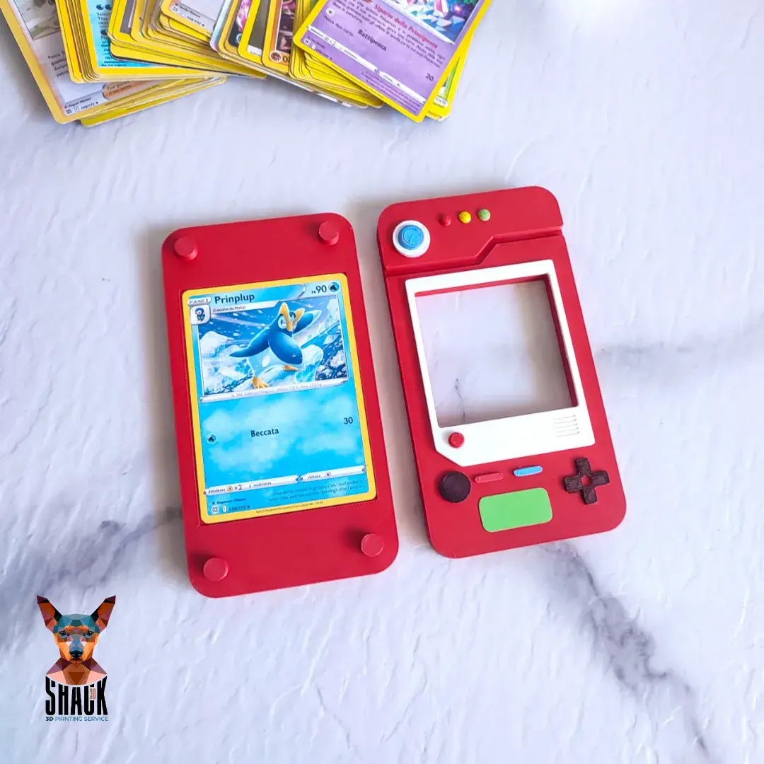 Pokédex Card Holder - Creality Cloud 3D Model | 3Drop