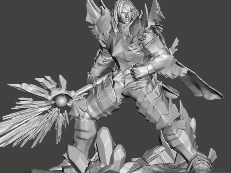 SIEGFRIED - SOUL CALIBUR Articulated with 2 SWORDS included
