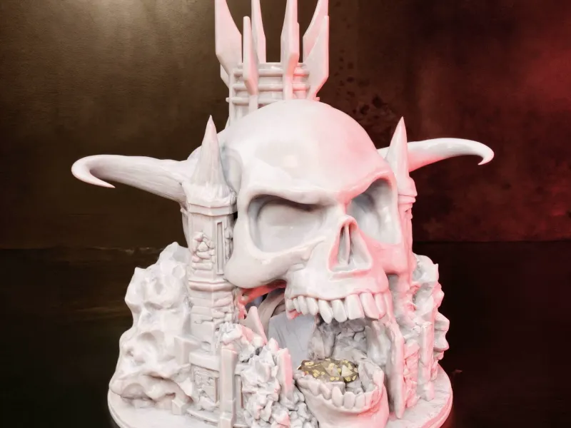 🏰 The Bone Fortress – Dice Tower STL