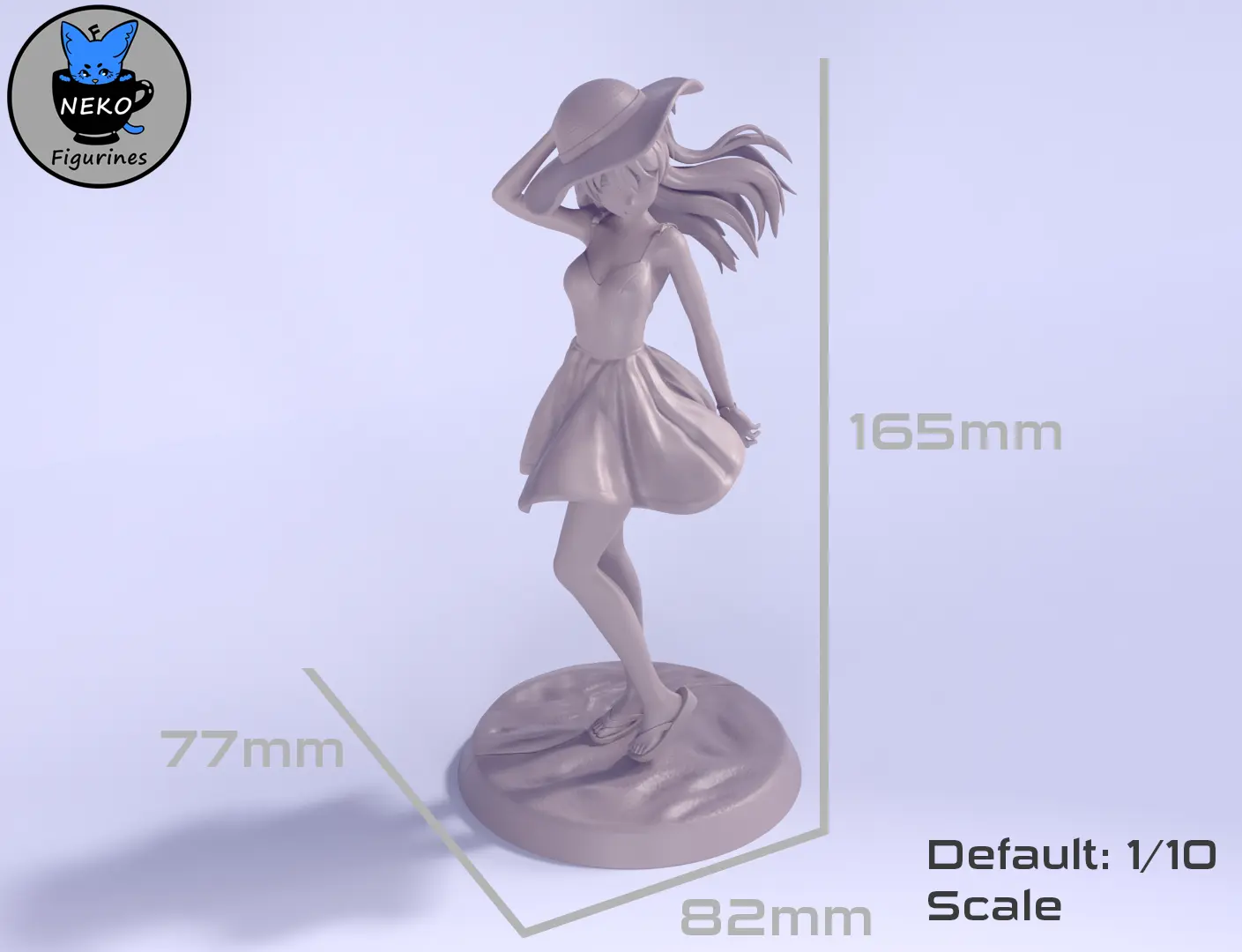 Asuka and Rei Summer Dress - Evangelion 3D Printing Model