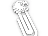 Paperclip eagle head - bookmark-1