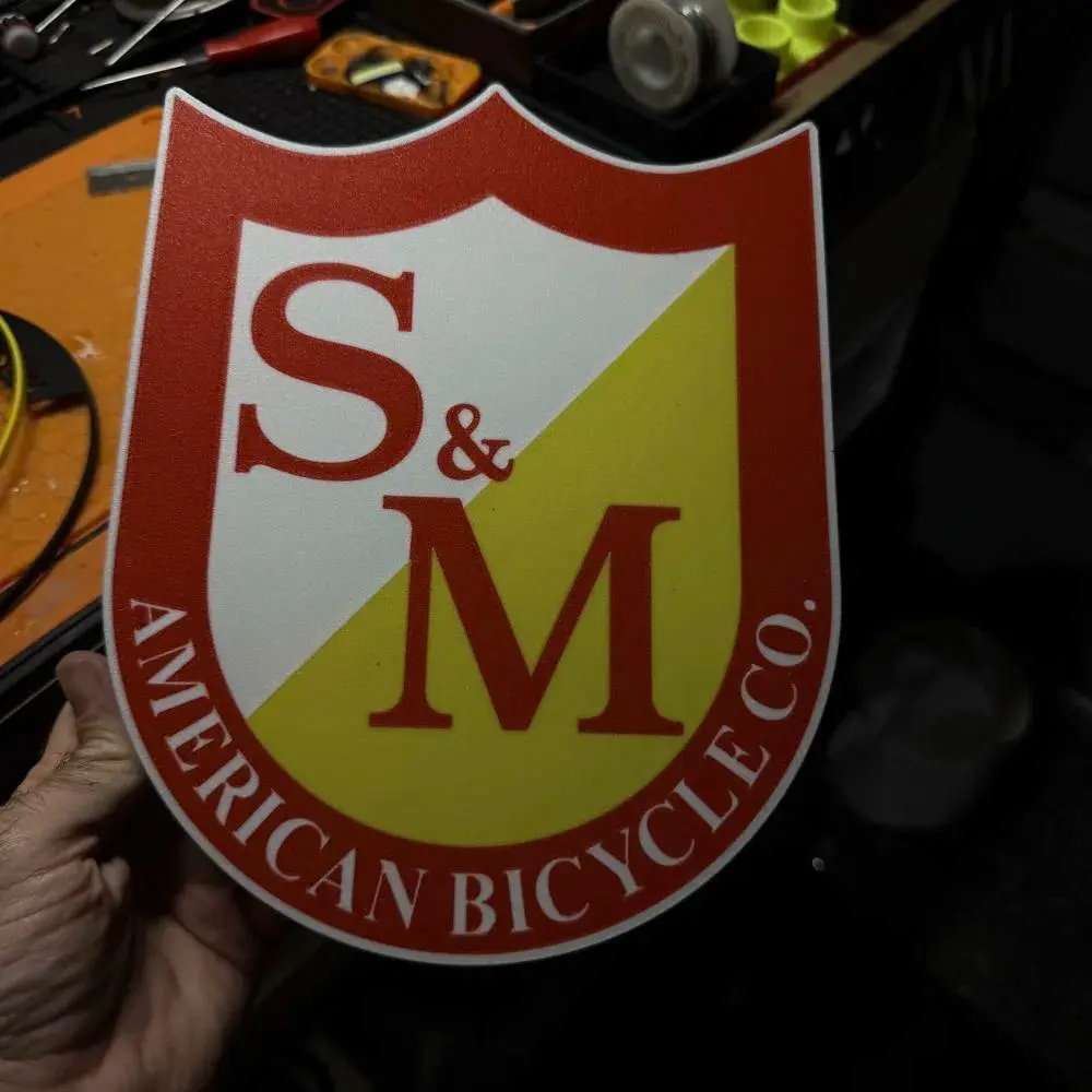 S&M Bikes led lightbox