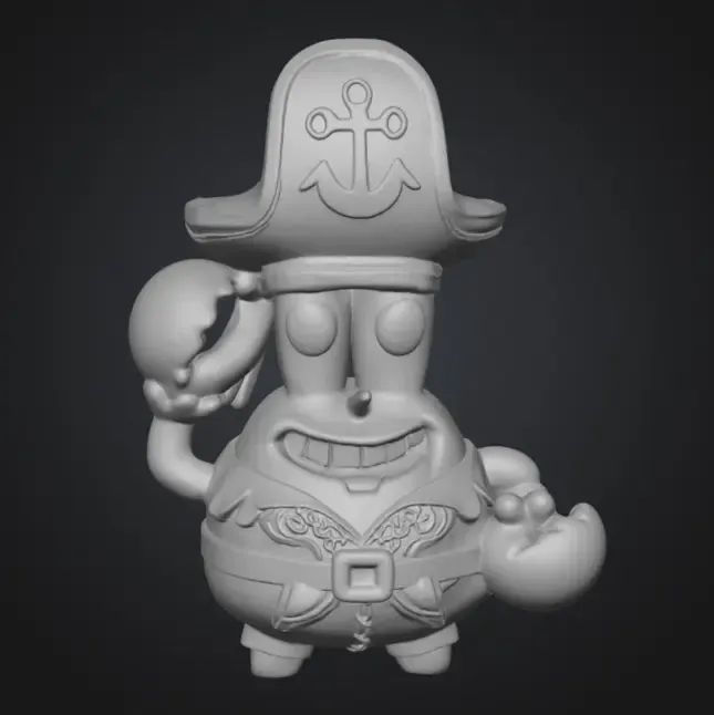 Mr. Crabs pirate from SpongeBob