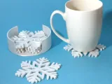 Snowflake coaster-5