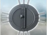 Turntable platform for railway equipment with railway tracks-5