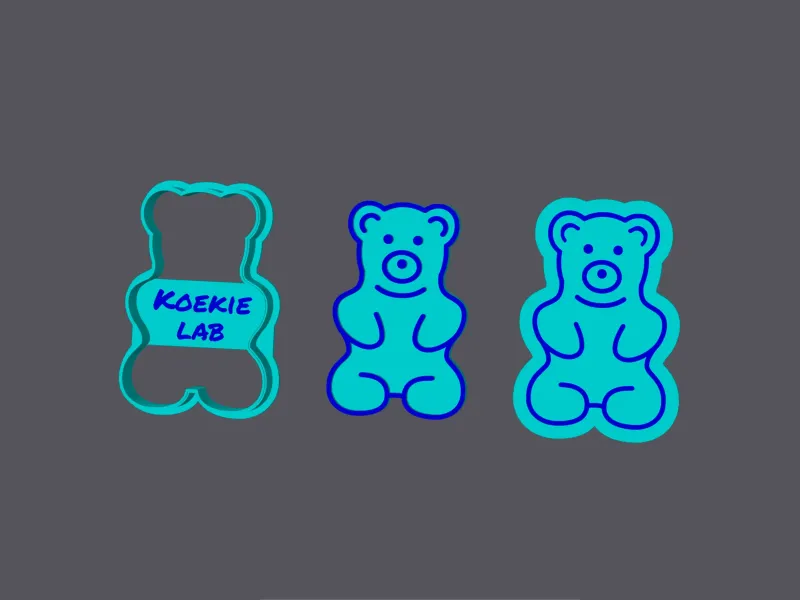 Gummy Bear - Cookie Cutter