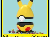 STORAGE CONTAINER - POKEBALLS PIKACHU EASTER EGG-1