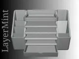 Multi-Layer Desk Organizer with Drawers and Side Compartment-3