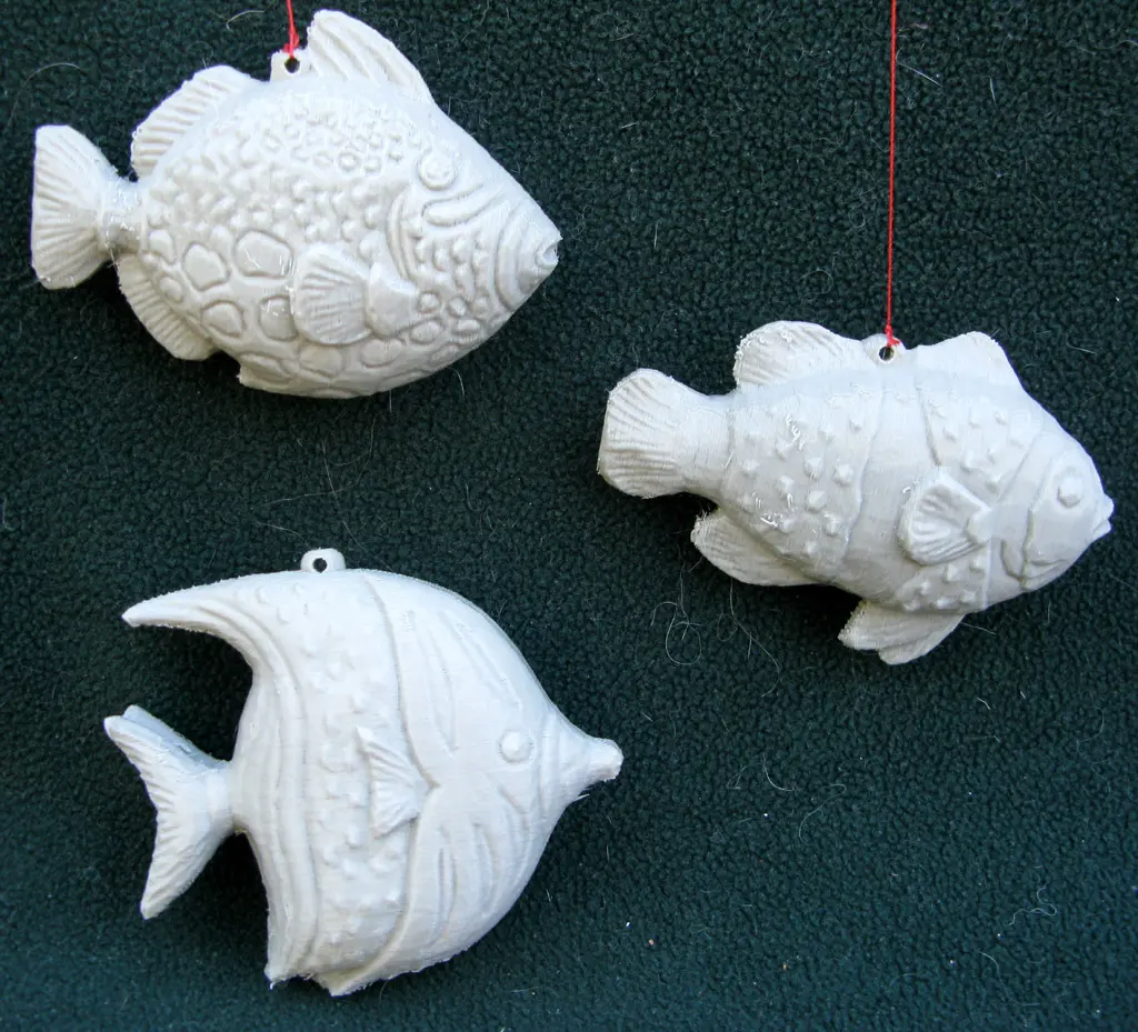 Three Fish Ornaments           