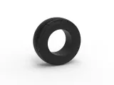 Tractor front tire 4 Scale 1:25-2