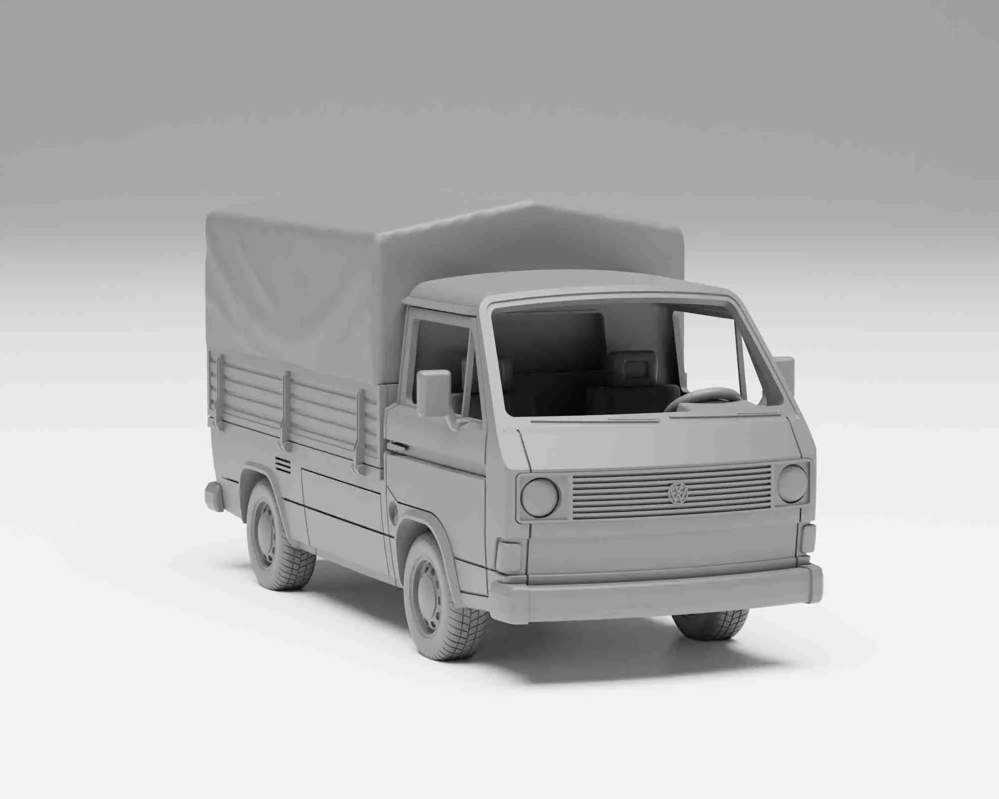 VW T3 Doka - Échelle H0 de la maquette