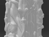 Hellraiser Pillar of Souls Closed Mouth 3D print model-7