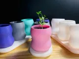 Mini Planter & Tray with plug-0