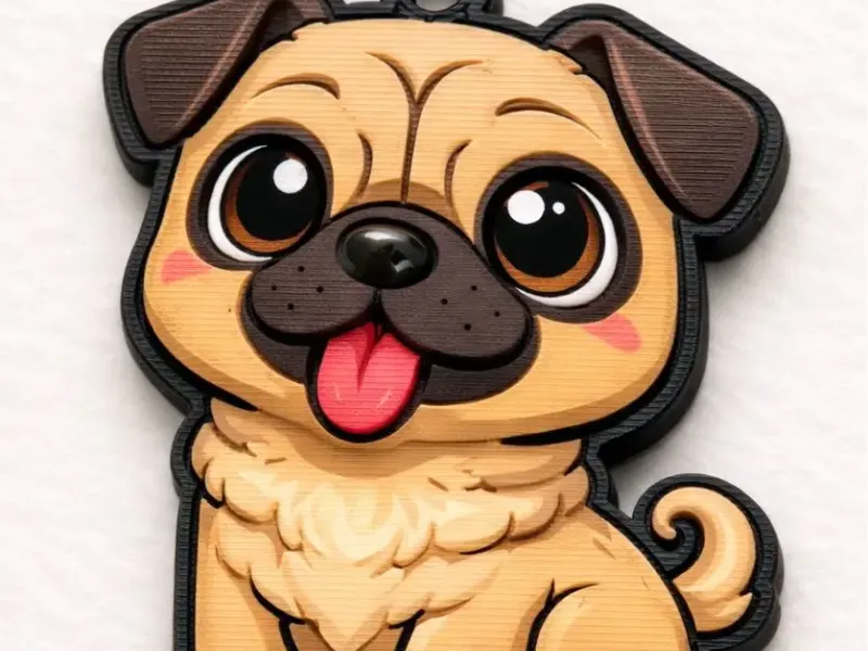 LLavero Pug