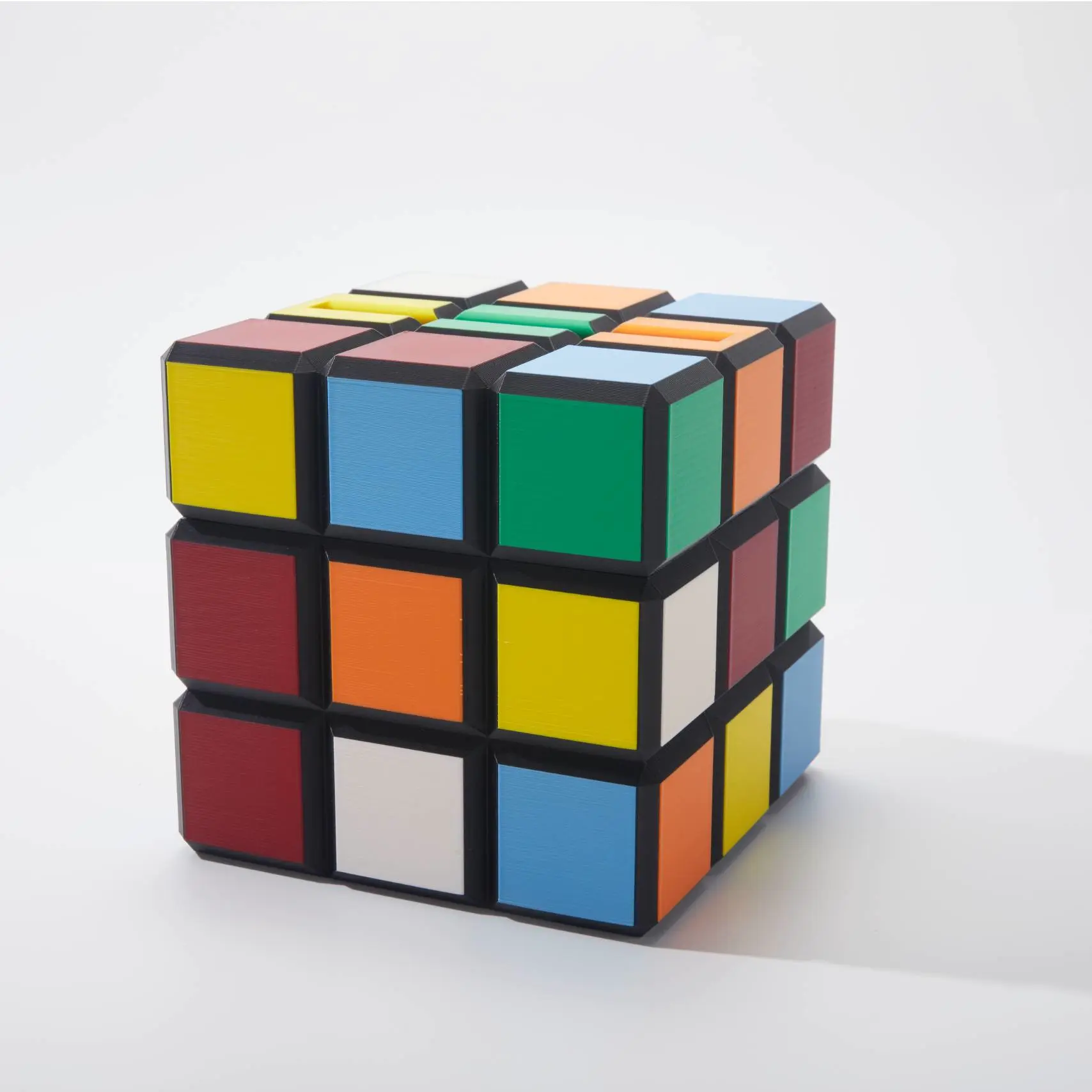 Rubik's Cube Style Tissue Box