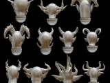 Infernal Faces Bundle – 3D Printable Demon Heads-4