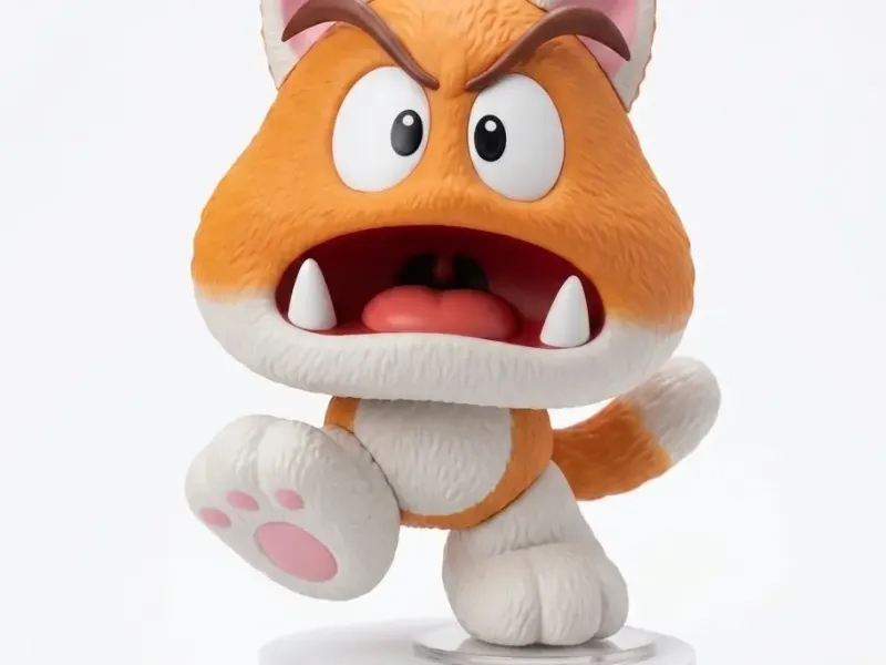 Cat Goomba Figurine