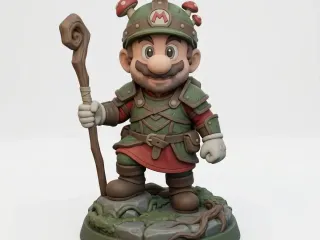 Mario Forest Explorer Plumber Mage