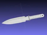 Metal Gear Rising Heat Blade Throwing Knife-1