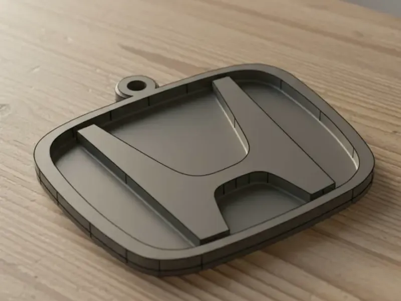 Honda logo keychain