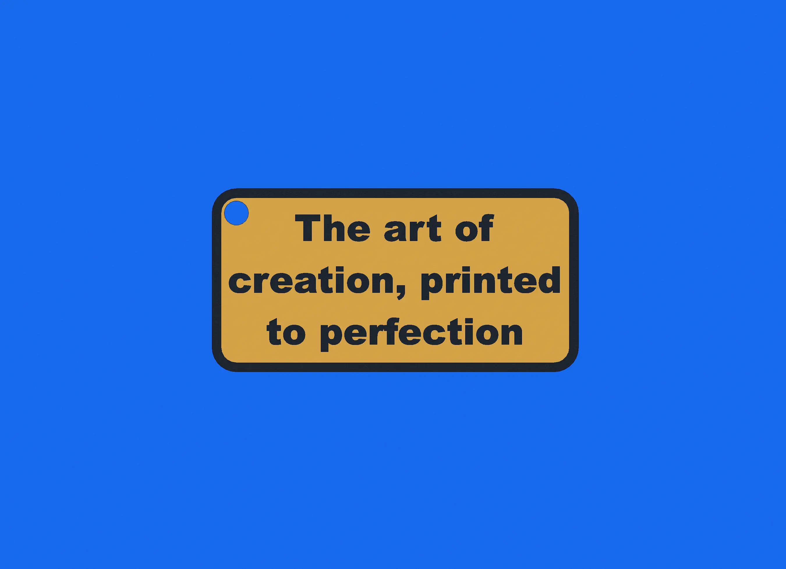 3D Quote Keychain - 18